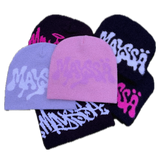 mayssa jacquard beanie (pink prototype)